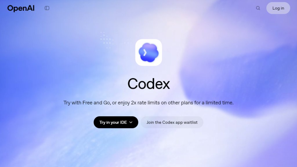 OpenAI Codex Captura de pantalla
