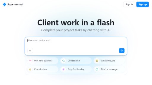 Supernormal - Notas Automatizadas para Reuniones - Logo