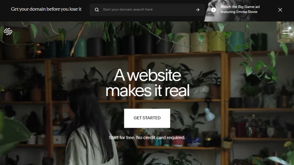 Squarespace Screenshot