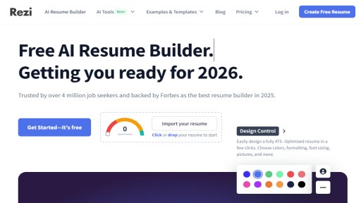 Rezi - Créateur de CV IA intelligent pour chercheurs d'emploi - Logo