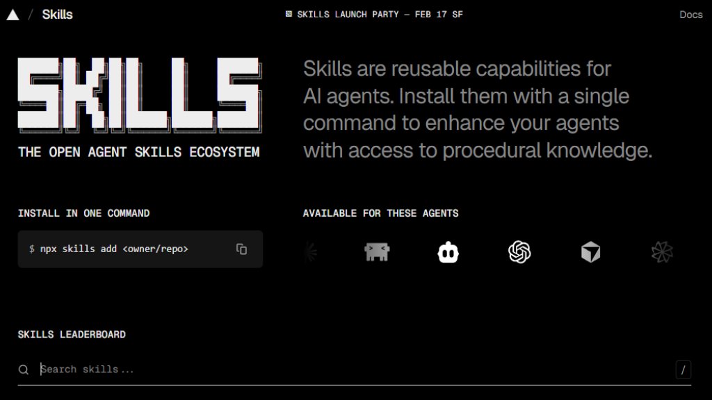 Skills.sh Скриншот