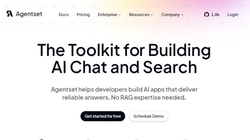 Agentset - 构建可靠AI问答与搜索的开发者工具包 - Logo