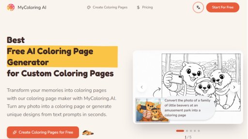 MyColoring.AI - Create Custom Coloring Pages Instantly - Logo