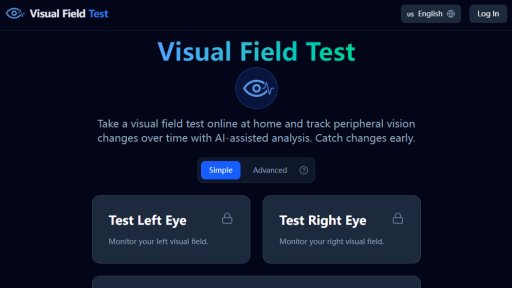 Test du Champ Visuel - Outil de Dépistage Visuel en Ligne - Logo