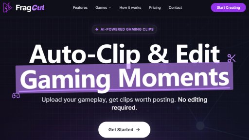 FragCut - Generador Rápido de Clips con IA - Logo