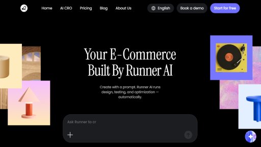 Runner AI - Plataforma de Crecimiento Automatizado para E-commerce - Logo