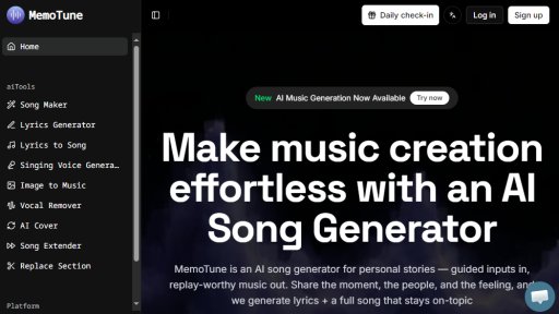MemoTune - Convierte recuerdos en música - Logo