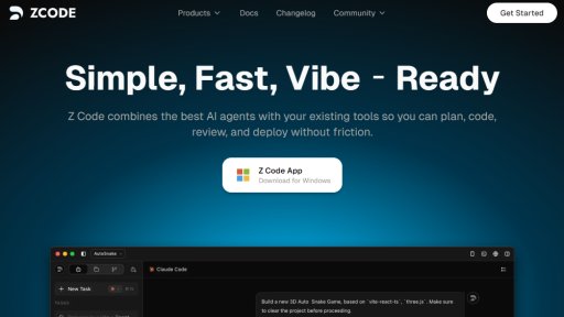 Z Code - Plataforma de agentes de desarrollo inteligente - Logo