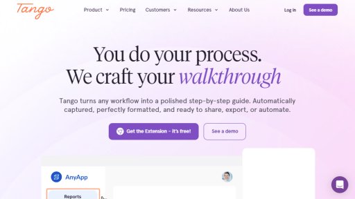 Tango - 自动创建流程指南，驱动数字应用落地 - Logo
