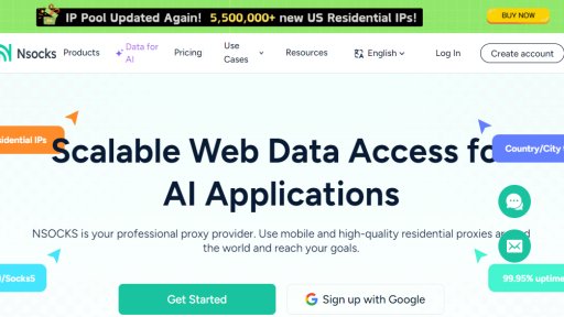 Nsocks - Global Proxy Network for Data - Logo
