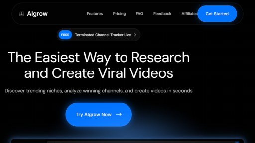 Algrow - Votre moteur de croissance YouTube tout-en-un - Logo