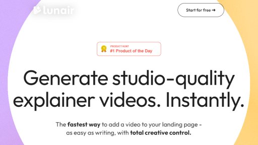 Lunair.ai - Crea Videos con IA al Instante - Logo