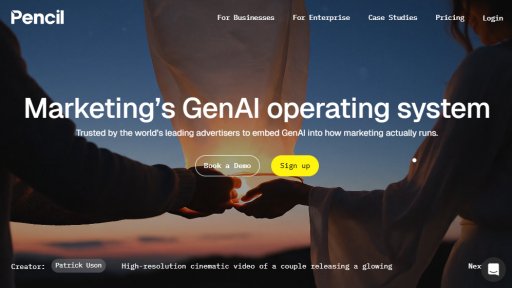 Pencil - Plataforma de Creación de Anuncios con IA - Logo