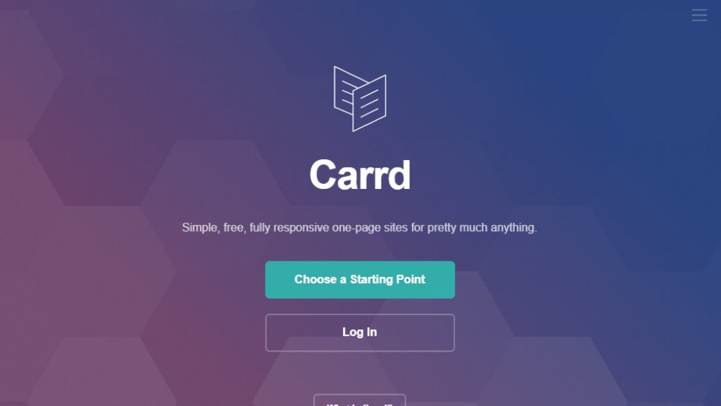 Carrd 截图