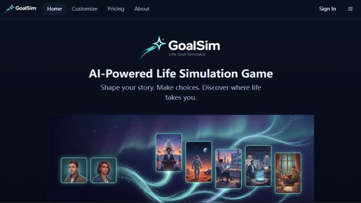 GoalSim - Simulateur de buts de vie avec IA - Logo