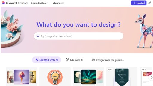 Microsoft Designer - Crea diseños impresionantes con IA - Logo