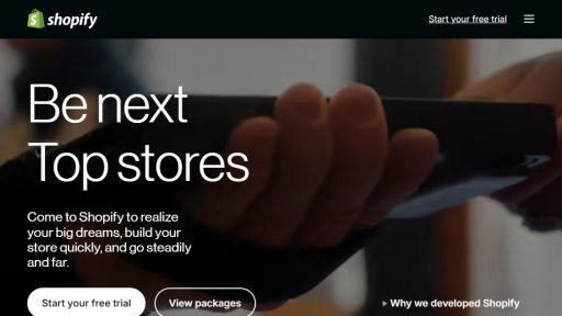 Shopify - Créez votre boutique en ligne rapidement - Logo