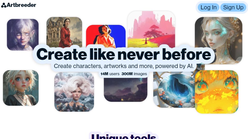 Artbreeder 截图
