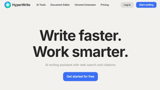 HyperWrite - Tu socio inteligente de escritura con IA - Logo