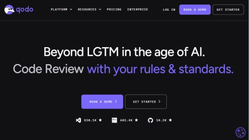Codium AI (Qodo) - Plataforma Inteligente de Revisión de Código - Logo