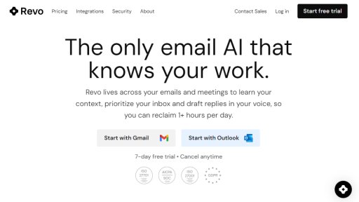 Revo - Email AI Inteligente con Contexto Completo - Logo