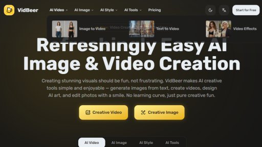 VidBeer - Creatividad con IA sin esfuerzo para todos - Logo