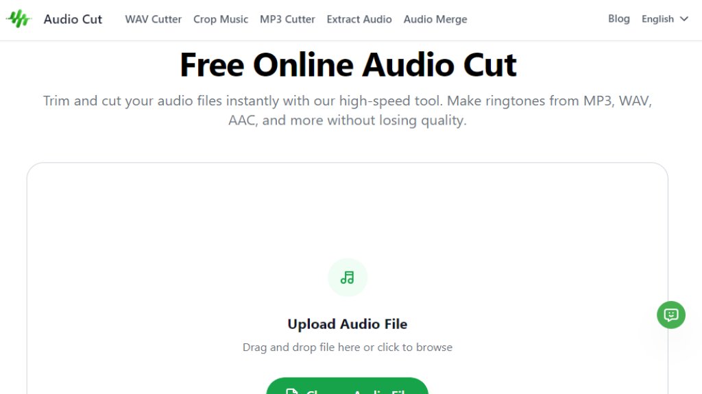 Audio Cut Captura de pantalla