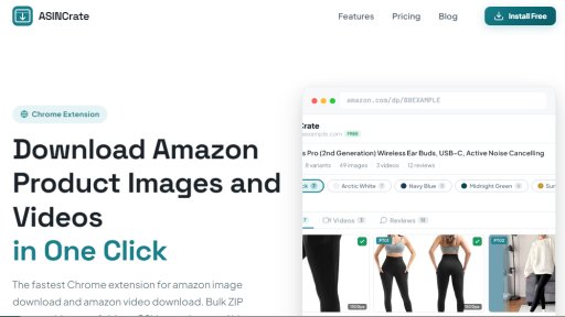 ASINCrate - Téléchargeur rapide de médias Amazon - Logo