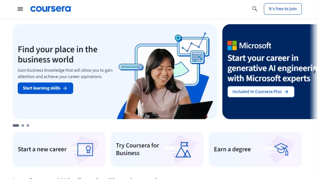 Coursera Capture d'écran