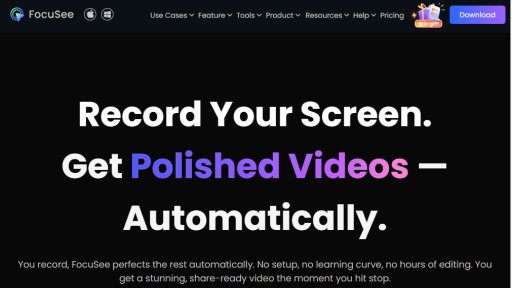 FocuSee - Grabador y Editor de Pantalla Automatizado - Logo