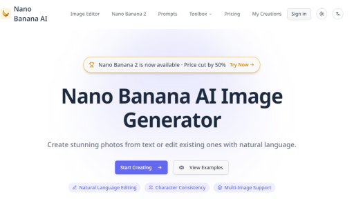 Nano Banana AI - Creación y Edición de Imágenes con IA Avanzada - Logo