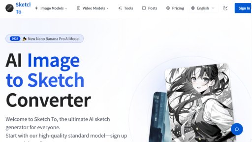 Sketch To - Transform Images with AI Sketch Magic - Logo