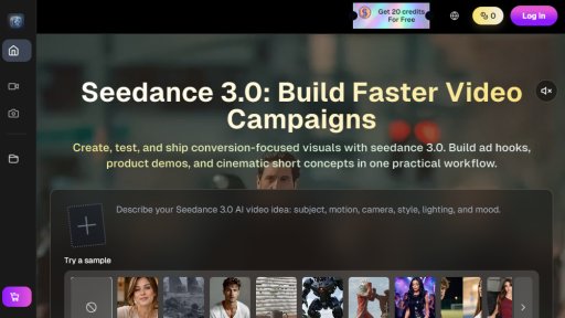 Seedance AI 3.0 - Crea videos cinematográficos con IA al instante - Logo