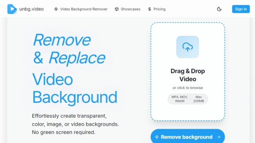 unbg.video - Suppression d'Arrière-Plan Vidéo Simplifiée - Logo