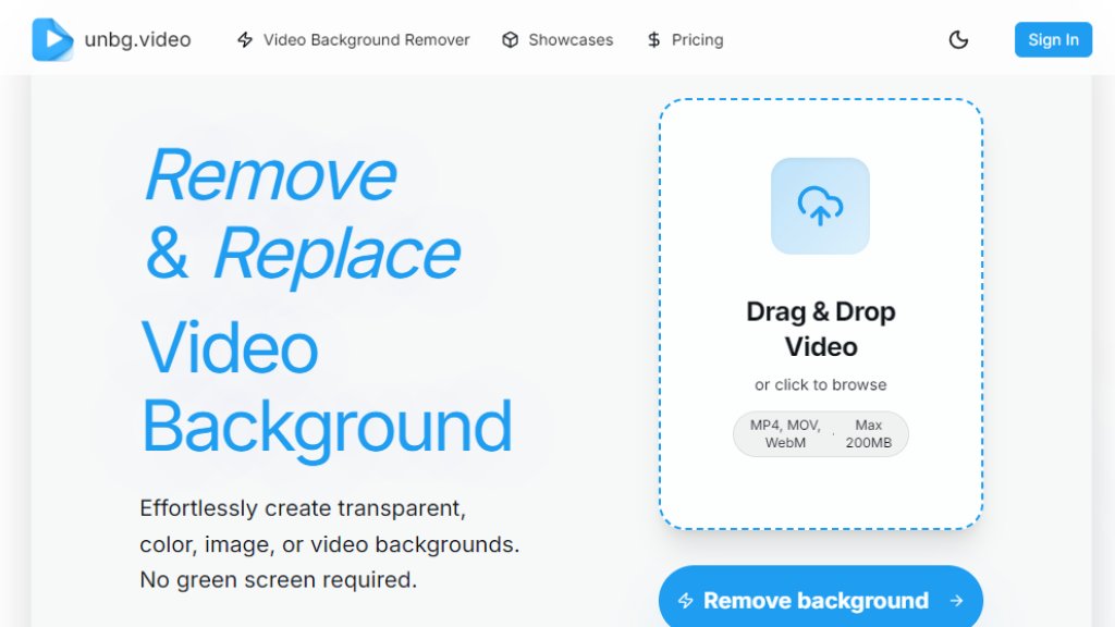 unbg.video Screenshot