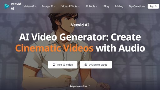 Veevid AI - Crea videos con IA al instante - Logo