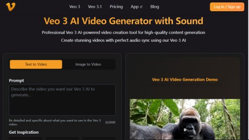 Vidveo3 Veo 3 AI Video Generator - Create stunning AI videos instantly - Logo