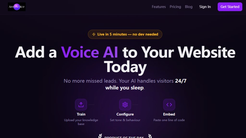 AnveVoice Captura de pantalla