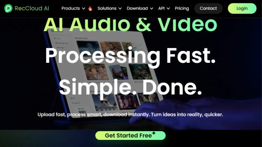 RecCloud - All-in-one AI video toolkit - Logo