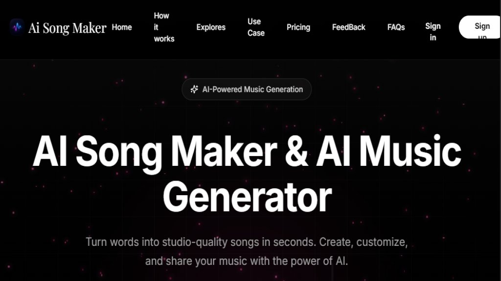 Ai Song Maker Captura de pantalla