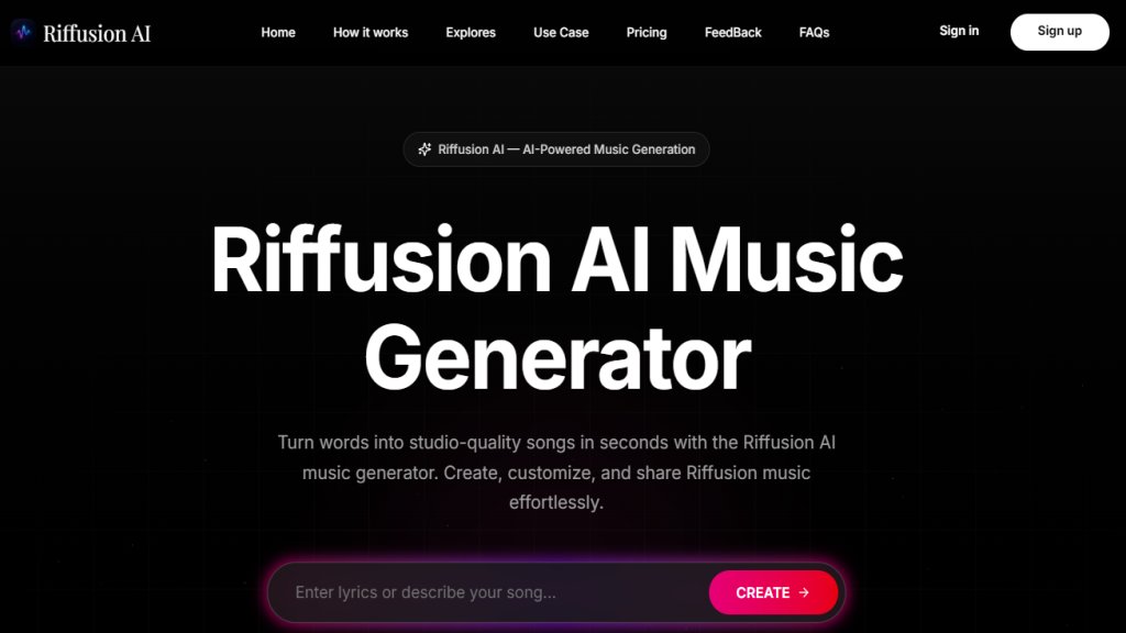 Riffusion AI Music Generator 截图