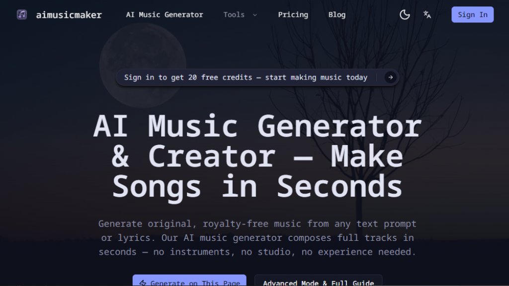 AIMusicMaker Screenshot