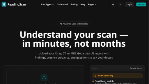 ReadingScan - Comprenez vos examens médicaux rapidement - Logo