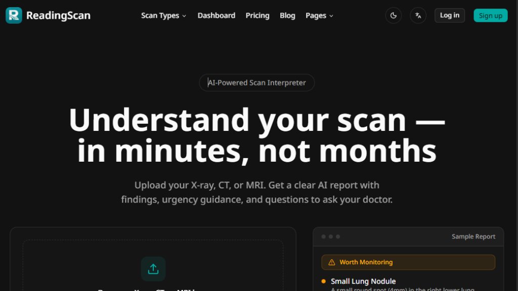 ReadingScan Screenshot