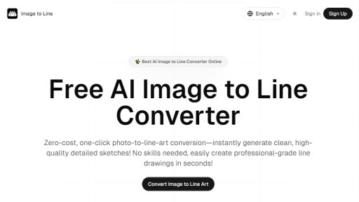 Image to Line - Instant Photo to Sketch AI Converter - Logo