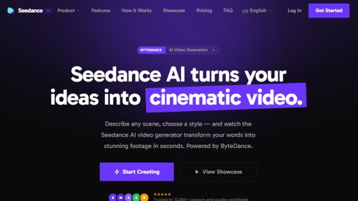 Seedance AI - ByteDance's Cinematic AI Video Generator - Logo