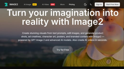 Image2 - Turn imagination into visuals - Logo