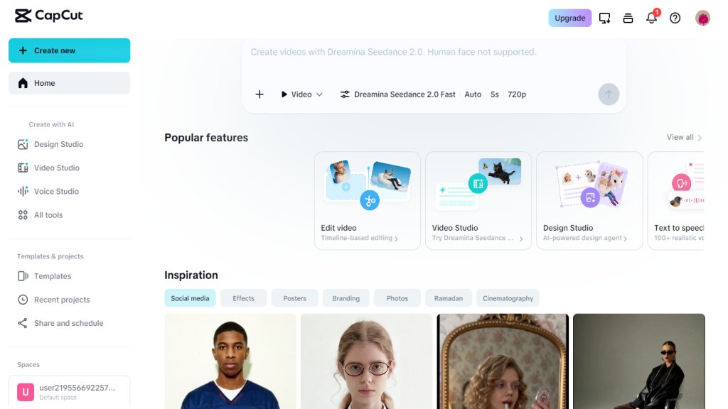 CapCut Screenshot