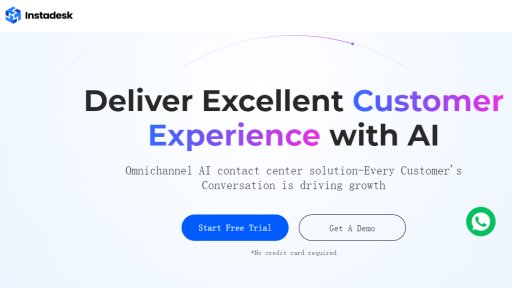 Instadesk - AI Contact Center for Global Growth - Logo