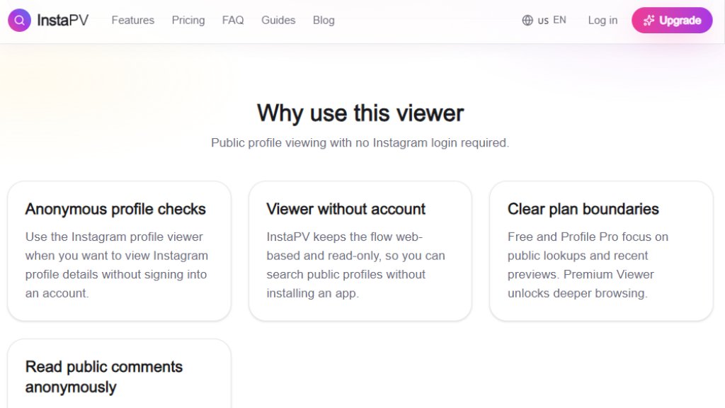 InstaPV Screenshot